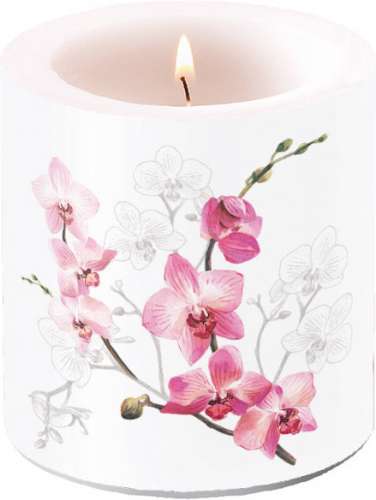 Design-Kerze Orchidee
