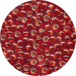 Miyuki-Rocailles mit Silbereinzug, 2,2 mm, 12 g.
