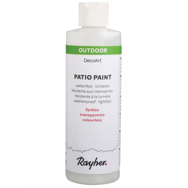 Patio-Paint, Flasche 236 ml, farblos, Lack und Kleber für Serviettentechnik