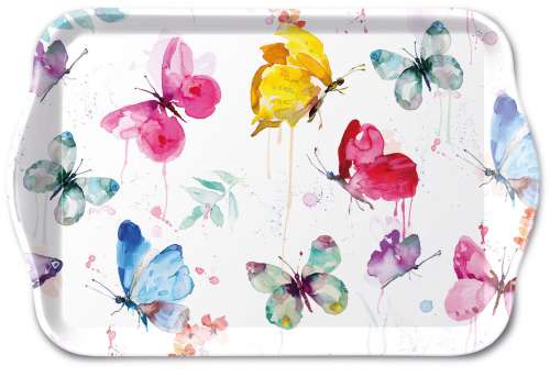 Design-Tablett Schmetterlinge