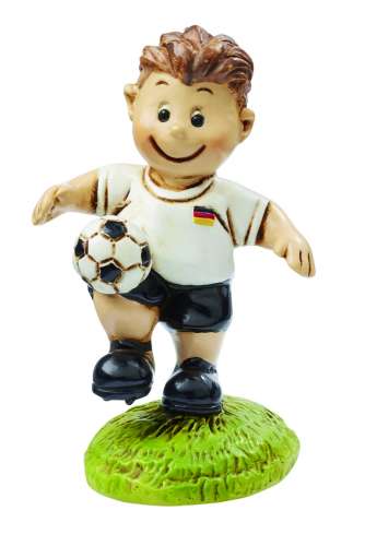 Dekofigur, Fußballer Deutschland Toni, ca. 6 cm