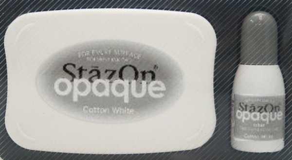 Stazon Stempelkissen, 9,5 x 7 cm, opak, inkl. Nachfüllflasche