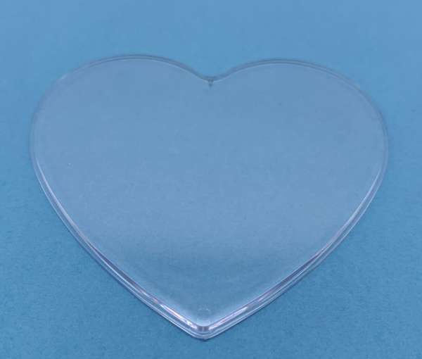 Acryl-Einlagescheibe für Herzen, 10 cm