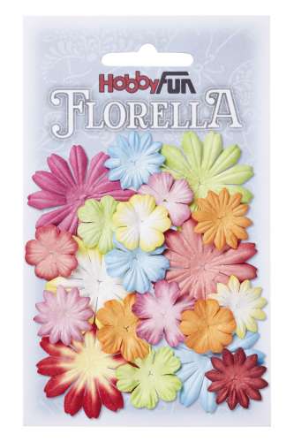 Florella Blüten Mix 1, Ø 2 - 4 cm, 20 Stück