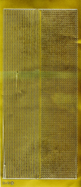 Stickerbogen, Welle fein, 10 x 23 cm