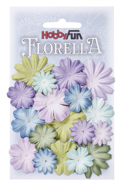 Florella Blüten Mix 4, Ø 2 - 4 cm, 20 Stück