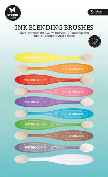 Blending Brushes-Set, oval, 10-teilig