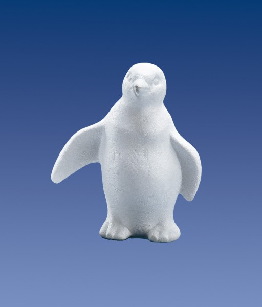 Styropor Pinguin, 19 cm