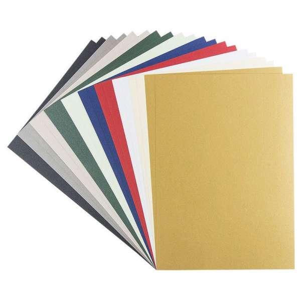 Effekt-Karton, Perlmutt, 10 Farben, 20 Bogen, A4, 250 g/qm
