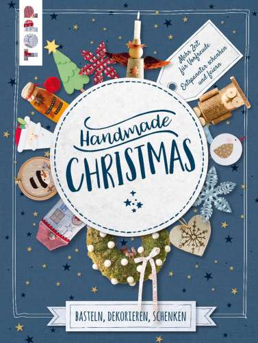 Hardcover Buch: Handmade Christmas, 160 Seiten, 21,5 x 28,5 cm