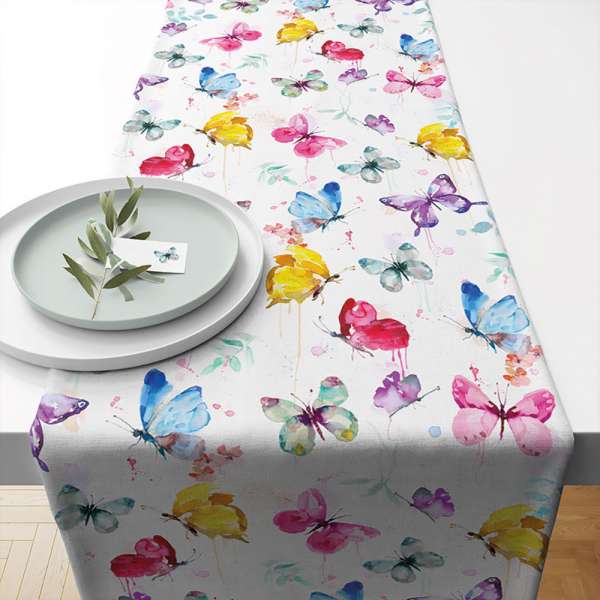 Design Tischläufer Schmetterlinge